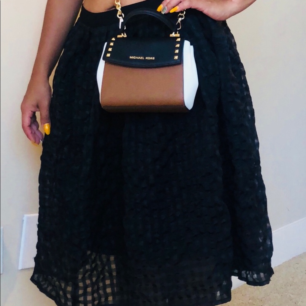 Worn Once, Black Elle Lace Skirt!